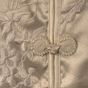 Silk Chinese Floral Top